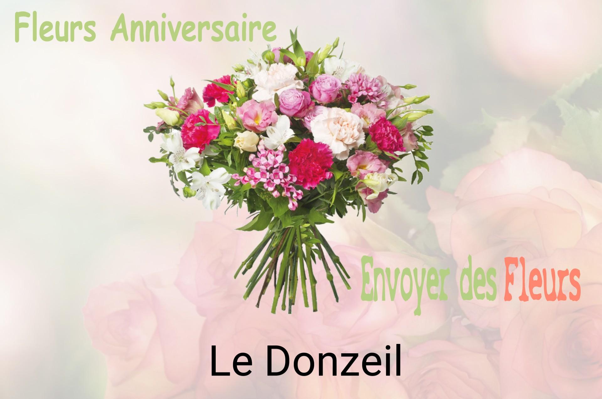 Bouquet de fleurs d’anniversaire livré à Le Donzeil