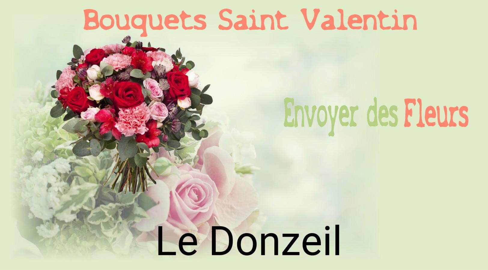 Roses de Saint-Valentin livrées à Le Donzeil